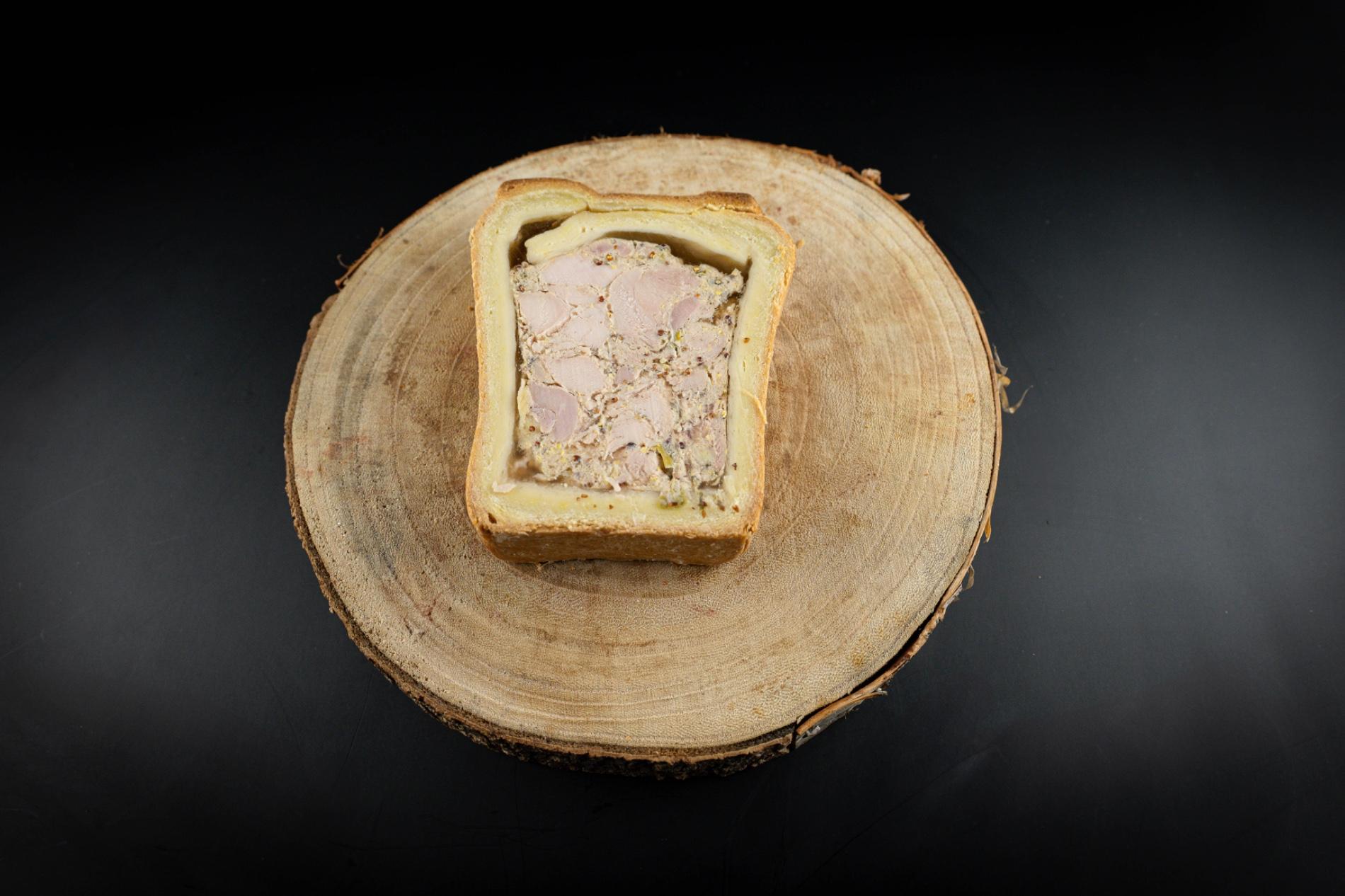 Pâté en croûte poulet moutarde (200g.)