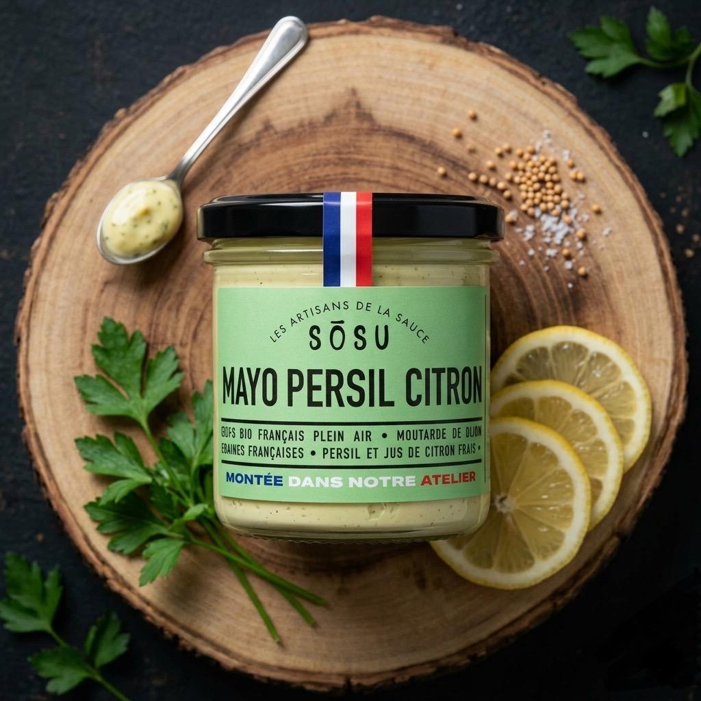Mayo persil citron (pot 165mL)