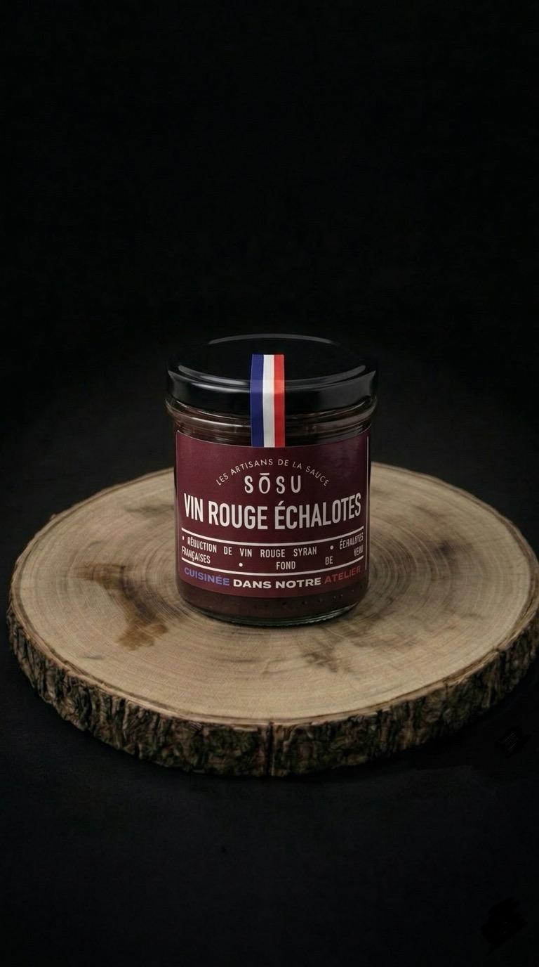 Vin rouge & échalotes (pot 165mL)
